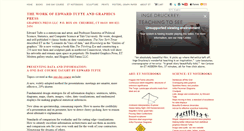 Desktop Screenshot of edwardtufte.com